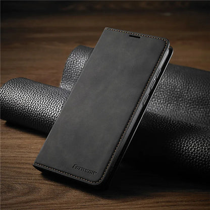 Leather Phone Case, Phone Wallet Case with Soft Lining