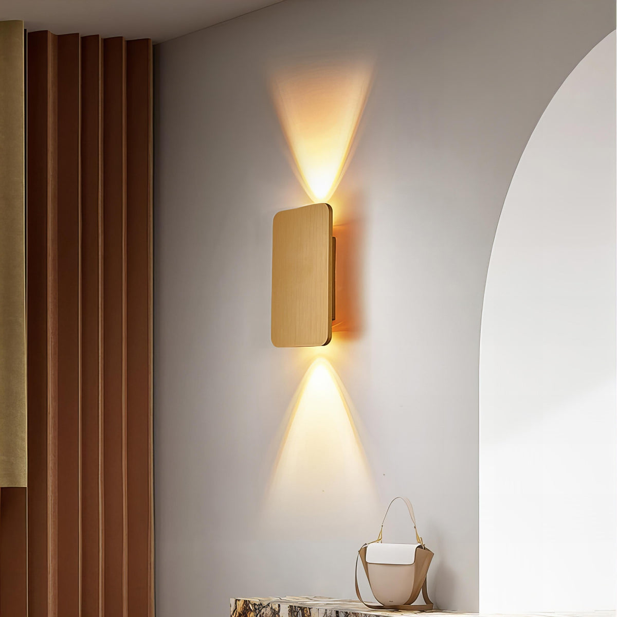 Modern LED Wall Lamp, Dimmable Indoor Light Fixture