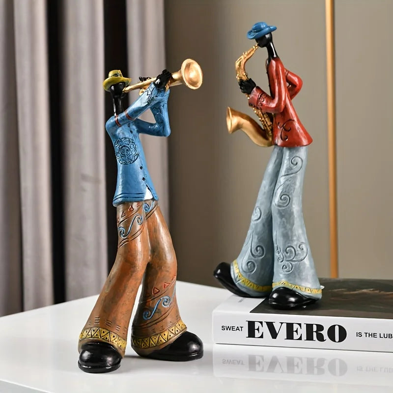 Jazz Band Figurine, Vintage Collectible Figurines – image 4