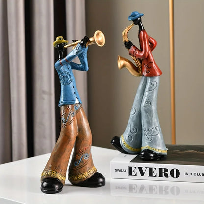 Jazz Band Figurine, Vintage Collectible Figurines – image 4