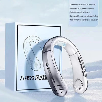 Portable Neck Fan with LED Display – image 7