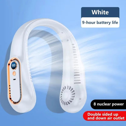 Portable Neck Fan with LED Display – image 11