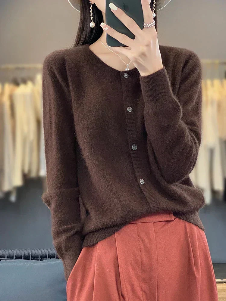 Cashmere Sweater Cardigan for Women, Soft Womens Sweaters – image 10