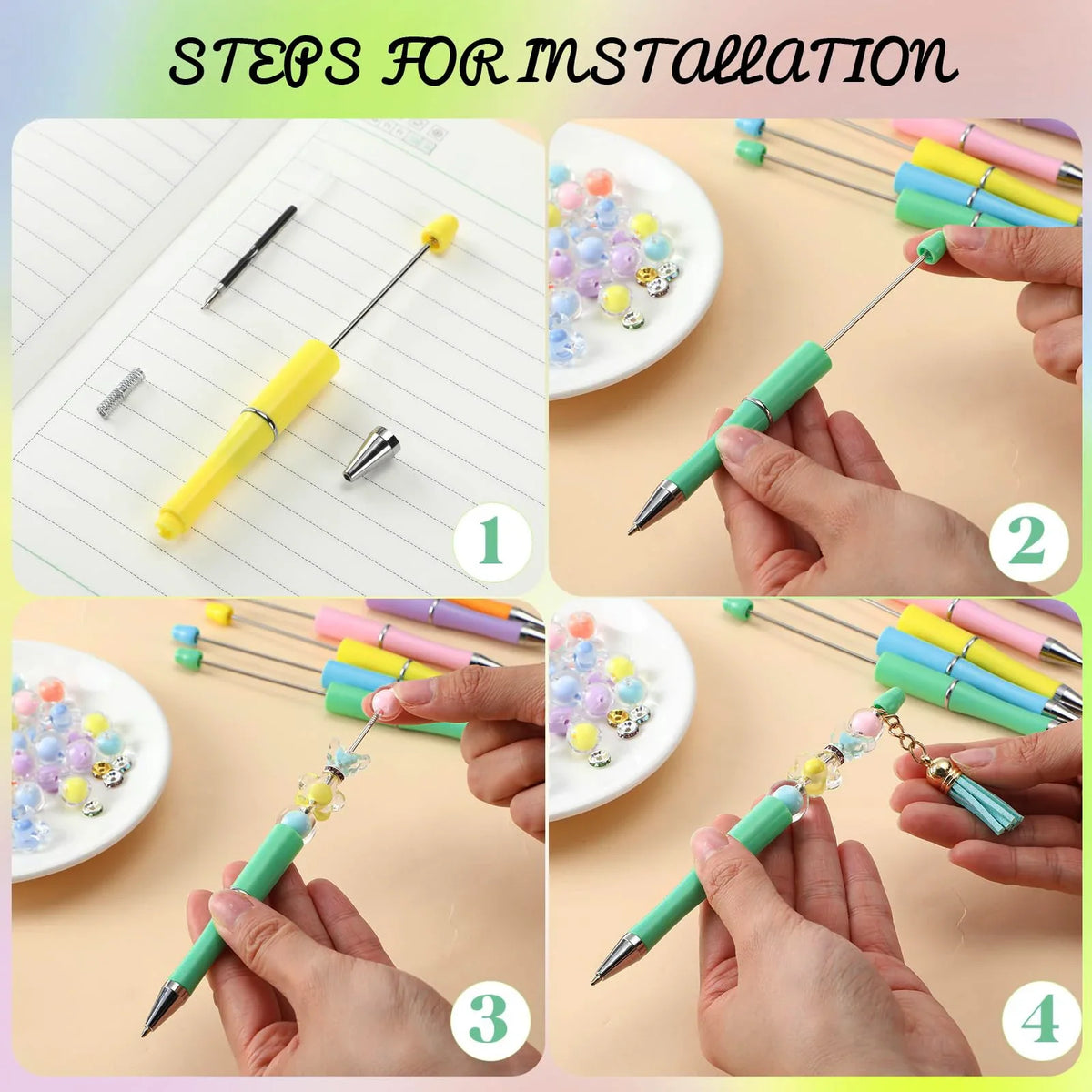 Ballpoint Pens 30 Pack, Cute Black Pens for Office – image 5