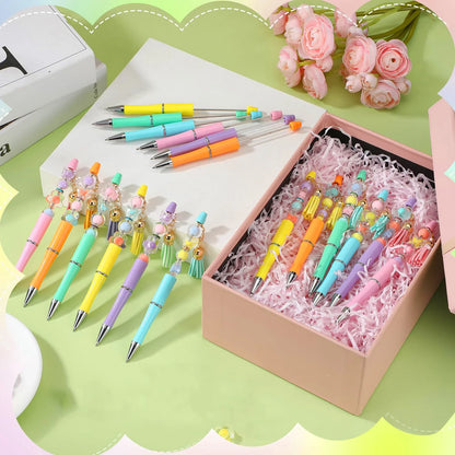 Ballpoint Pens 30 Pack, Beaded Pens with Tassels for School Supplies and Journaling