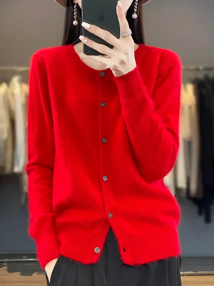 Cashmere Sweater Cardigan for Women, Soft Womens Sweaters – image 14