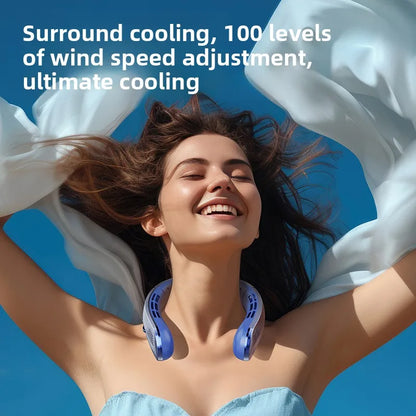 Portable Neck Fan with LED Display – image 6