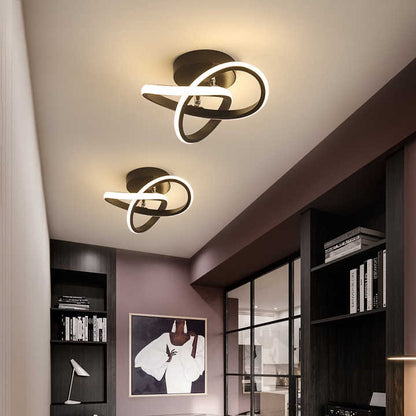 Flush Mount Ceiling Light, Modern LED Ceiling Light with Remote