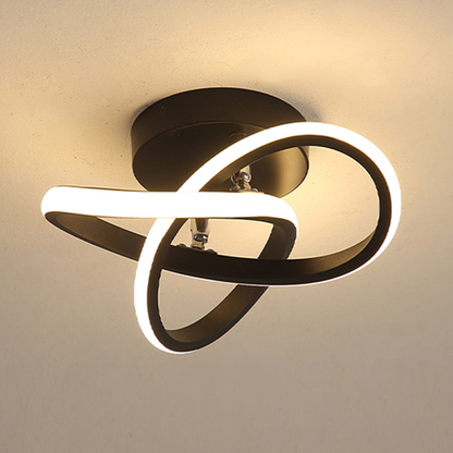Flush Mount Ceiling Light, Modern LED Ceiling Light with Remote, Dining Room Light Fixture with 3 Adjustable Rings