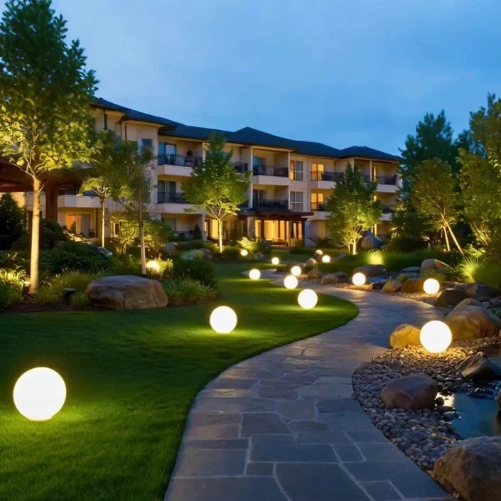 Solar Outdoor Lights Globe with Remote – image 16