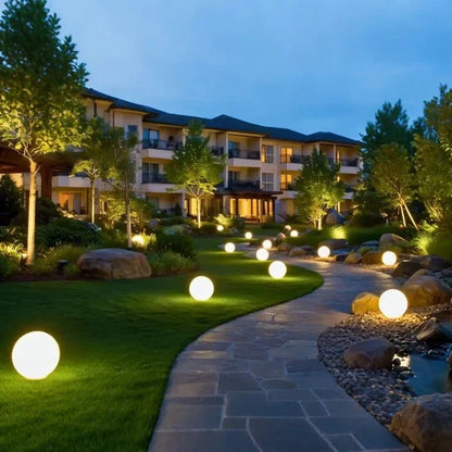 Solar Outdoor Lights Globe with Remote – image 16
