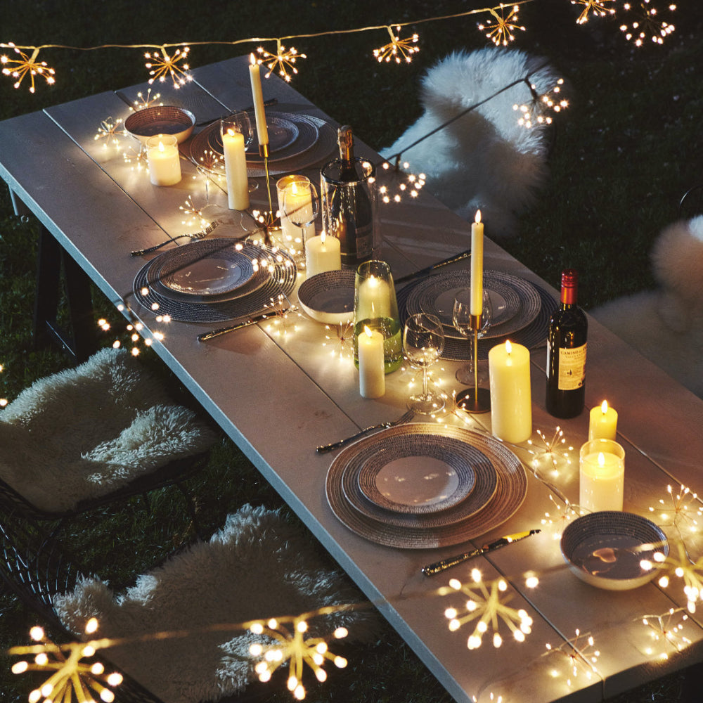 Starburst Fairy Lights Warm White, Firework Twinkle Lights for Living Room
