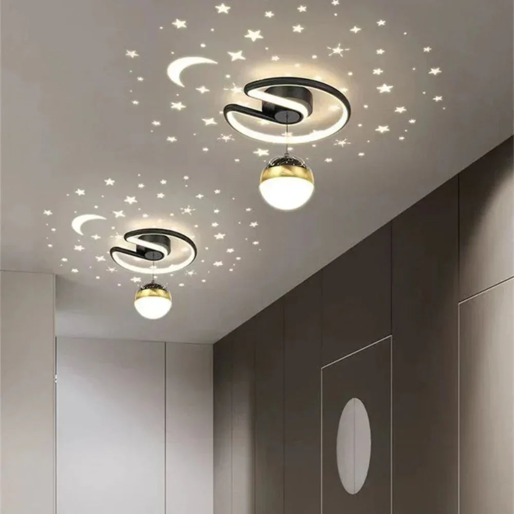 Starry Sky LED Ceiling Lamp, Recessed Light or Flush Mount Ceiling Light for Bedroom