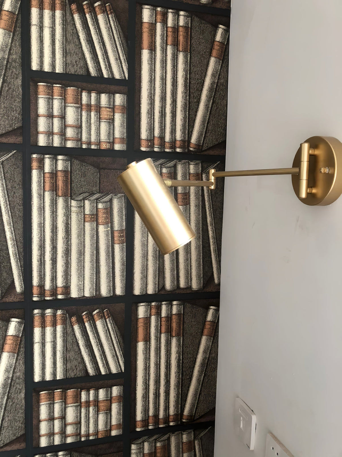 Swing Arm Wall Lamp, LED Wall Light Fixture for Reading – image 12