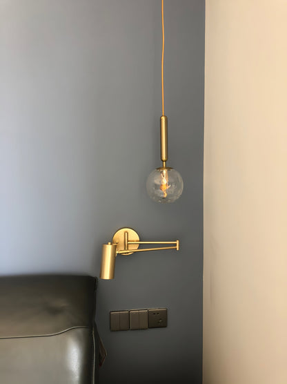 Swing Arm Wall Lamp, LED Wall Light Fixture for Reading – image 15