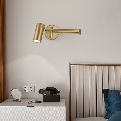 Swing Arm Wall Lamp, LED Wall Light Fixture for Reading