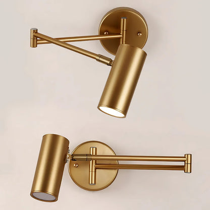Swing Arm Wall Lamp, LED Wall Light Fixture for Reading – image 18