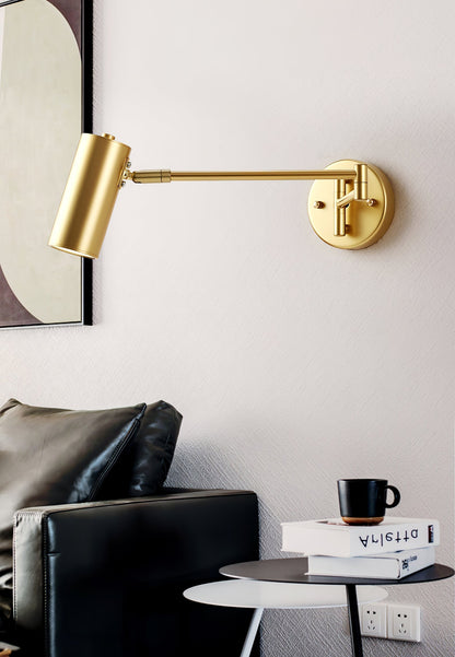 Swing Arm Wall Lamp, Modern Wall Sconce with Adjustable Arm – image 23