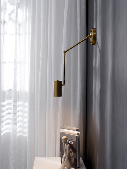 Swing Arm Wall Lamp, LED Wall Light Fixture for Reading – image 39