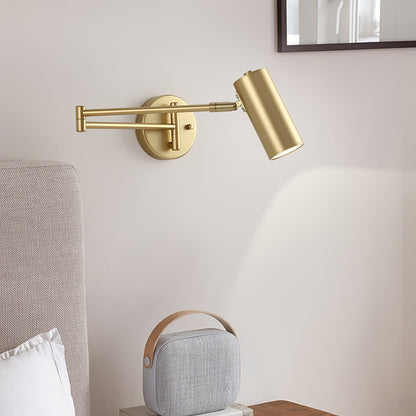 Swing Arm Wall Lamp, LED Wall Light Fixture for Reading – image 27