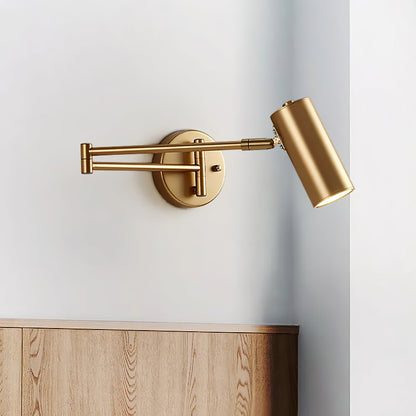 Swing Arm Wall Lamp, Modern Wall Sconce with Adjustable Arm – image 5