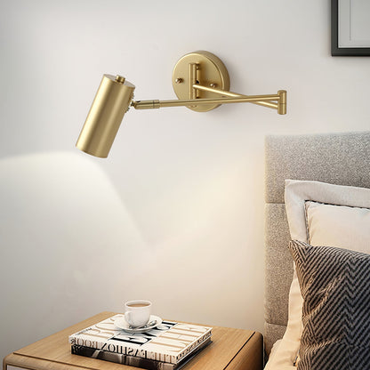 Swing Arm Wall Lamp, Modern Wall Sconce with Adjustable Arm – image 8