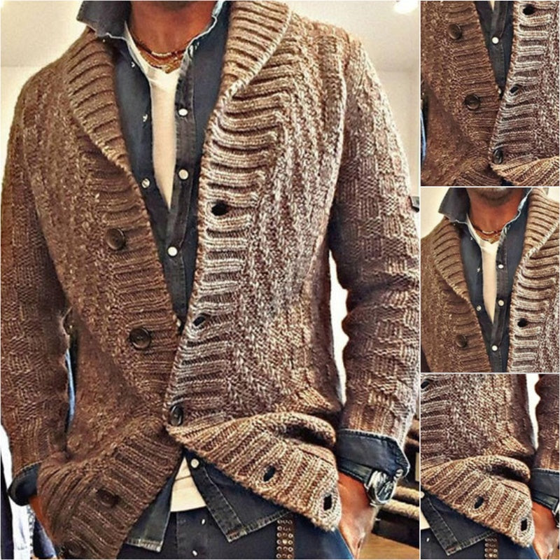 Mens Jacket with Classic Collar, Smart Casual Jacket for Men – image 4