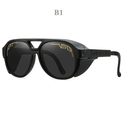 UV400 Sunglasses, Motorcycle Sunglasses with TAC Lens, Windproof Sport Sunglasses, Motorcycle Glasses for Helmet