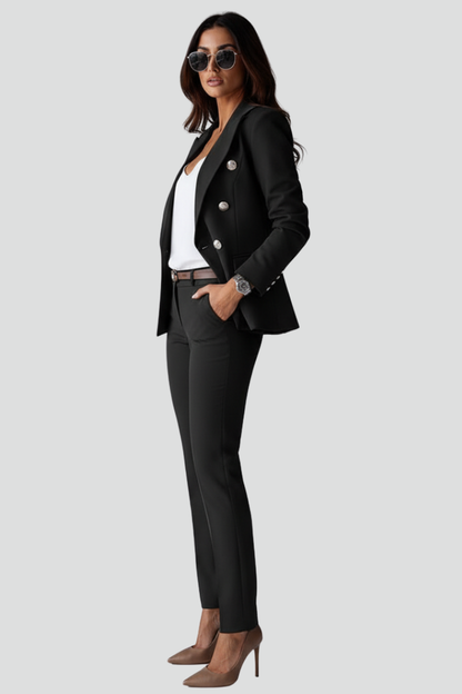 Double Breasted Suit for Women, Womens Suit Set for Work