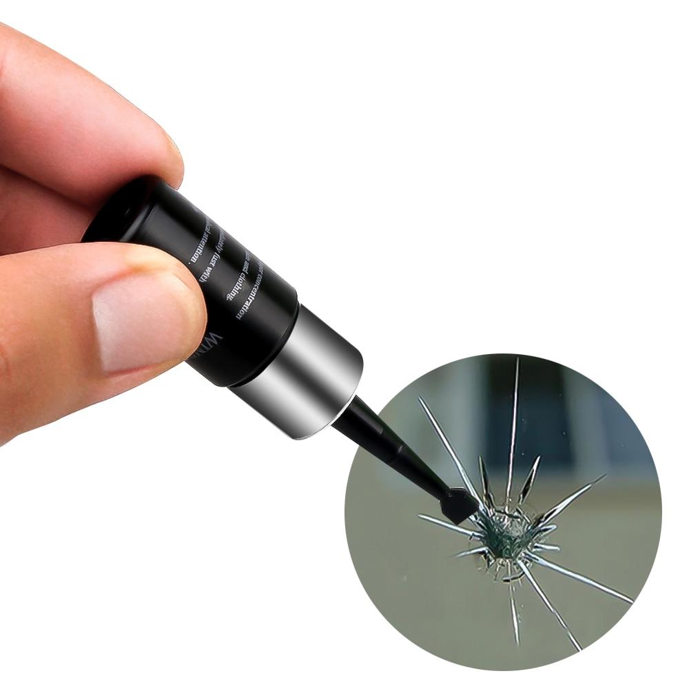 Windshield Repair Fluid, Windshield Crack Repair for Small Chips, Car Glass Repair for Laminated Glass and Car Mirrors