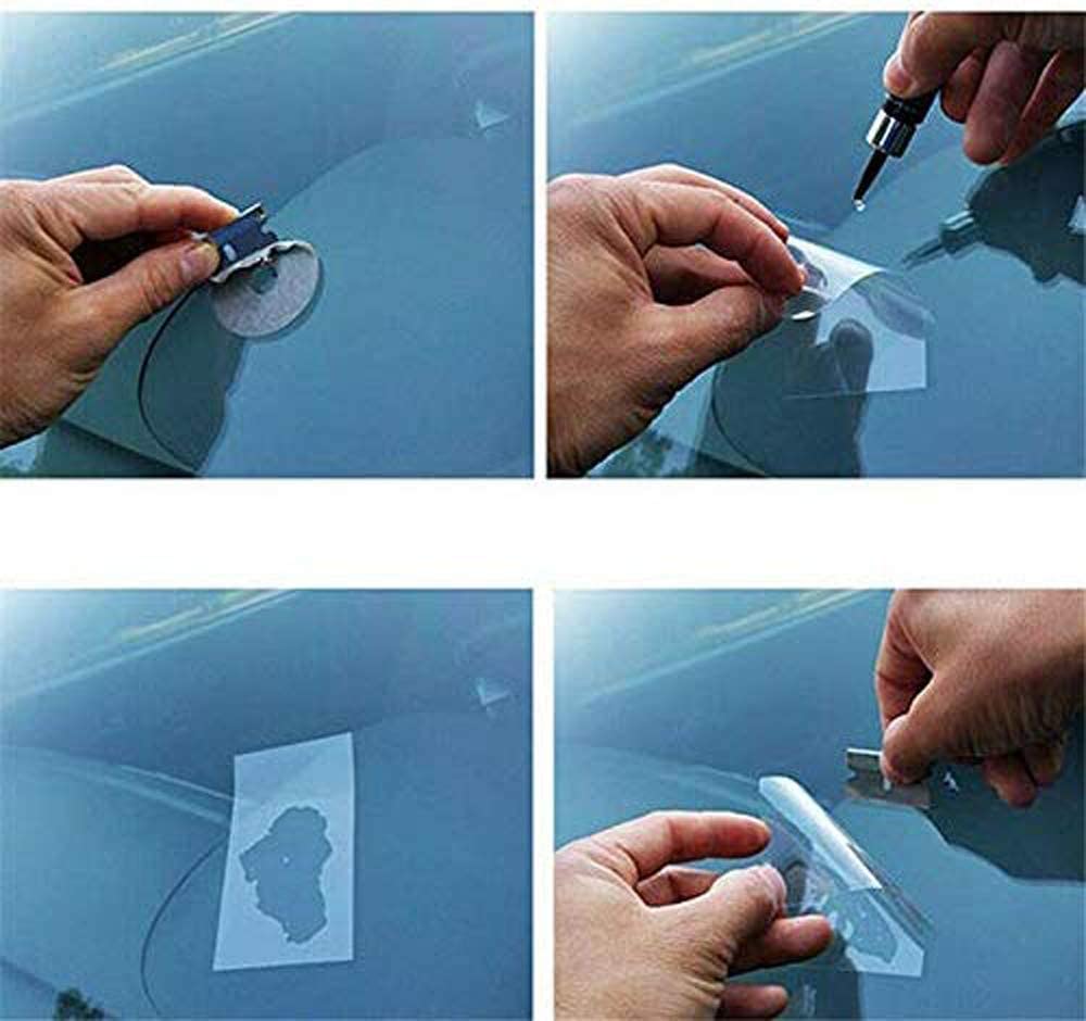 Windshield Repair Fluid, Car Glass Repair for Laminated Glass and Car Mirrors