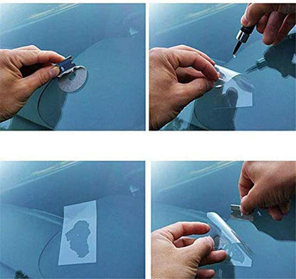 Windshield Repair Fluid, Car Glass Repair for Laminated Glass and Car Mirrors
