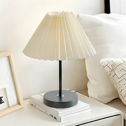 Pleated Fabric Shade Table Lamp 2