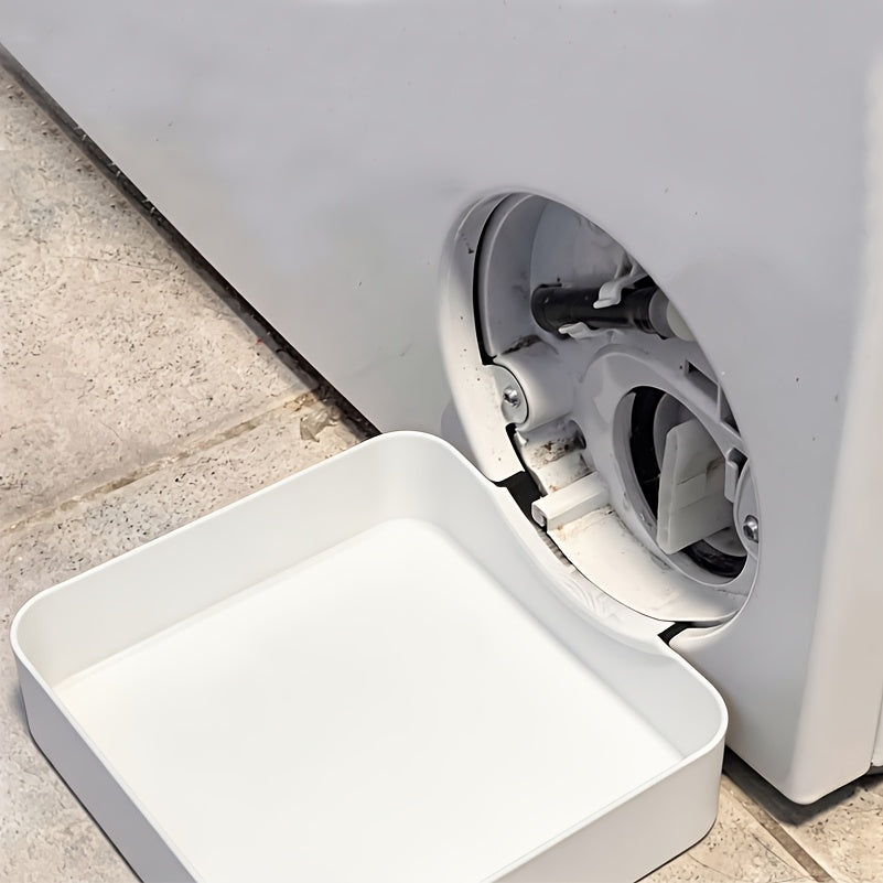 Washing Machine Drain Pan, Low Profile Clothes Washer Drain Pan, Under Washer Tray for Laundry Room, Drip Pan