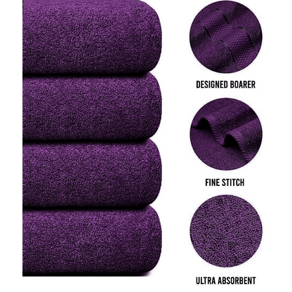 Oversized Bath Towels Set of 4, Large Bathroom Towels for Bath and Shower – image 24