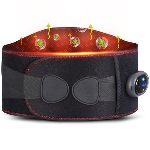 Heated Back Belt, Electric Heating Pad for Back Pain, Back Massager with Heat, Lumbar Support Belt with LED Display