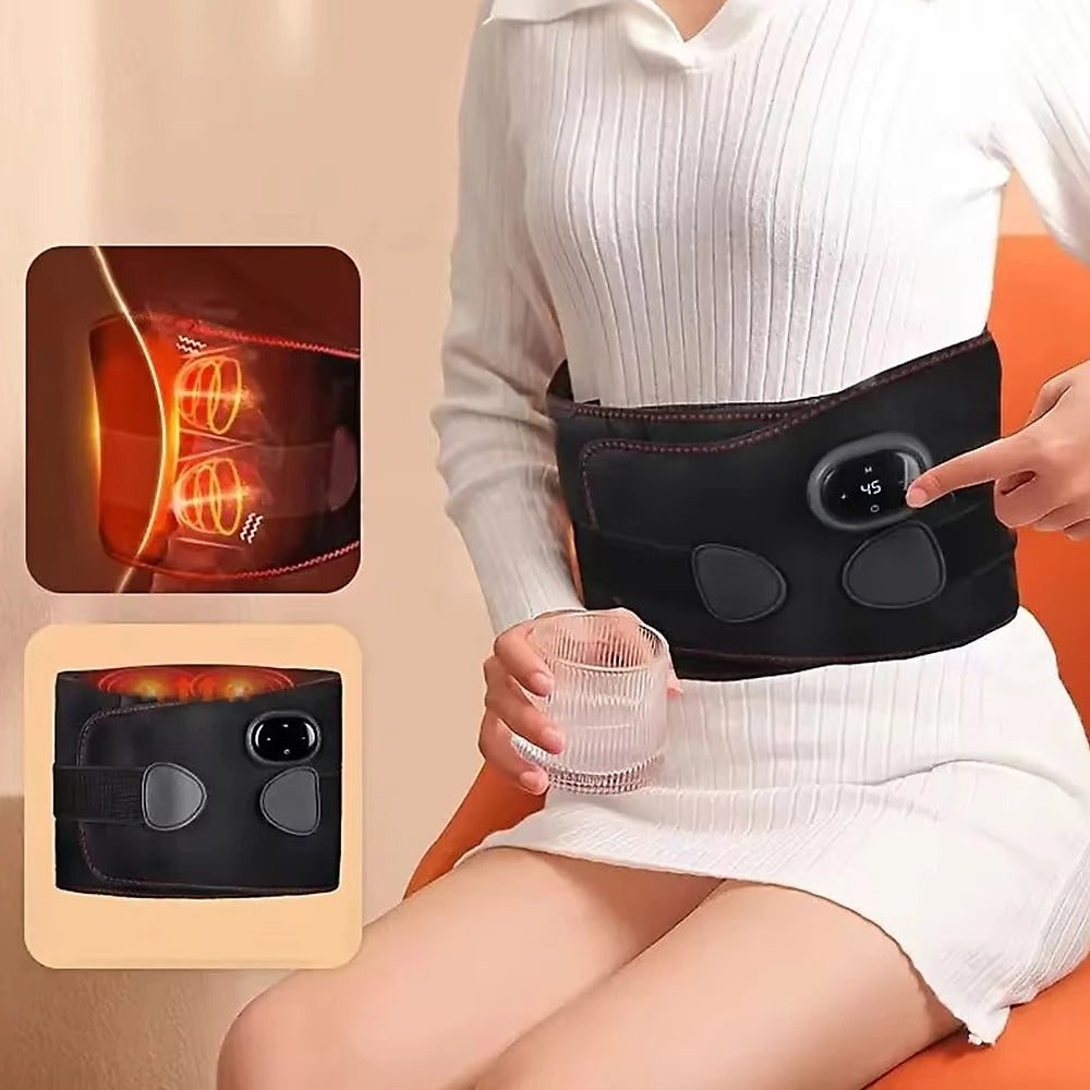 Heated Back Belt, Electric Heating Pad for Back Pain