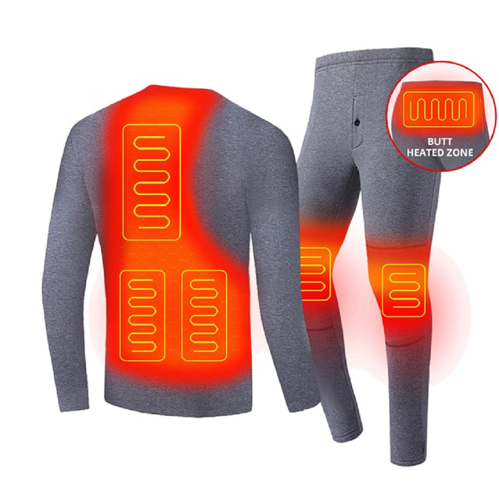 Heated Thermal Underwear for Men and Women, Heated Thermal Shirt and Thermal Leggings