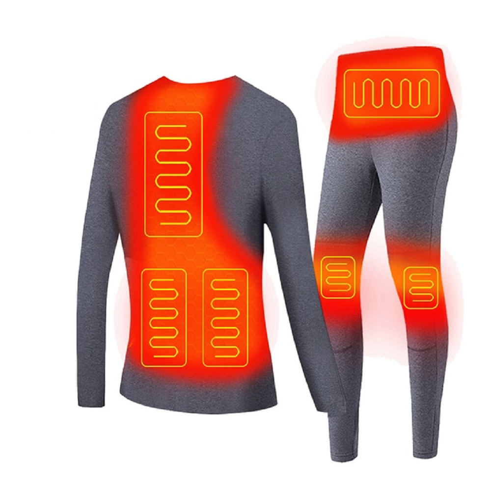 Heated Thermal Underwear for Men and Women, Heated Thermal Shirt and Thermal Leggings – image 4