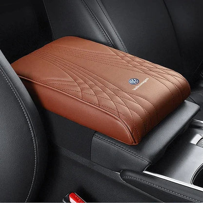 Center Console Cover for Car, Faux Leather Car Armrest Cover