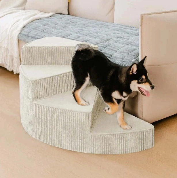 Dog Bed Steps, Non Slip Pet Stairs with Washable Cover – image 19