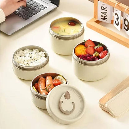Insulated Lunch Box, Stackable Bento Box with Insulated Lunch Bag