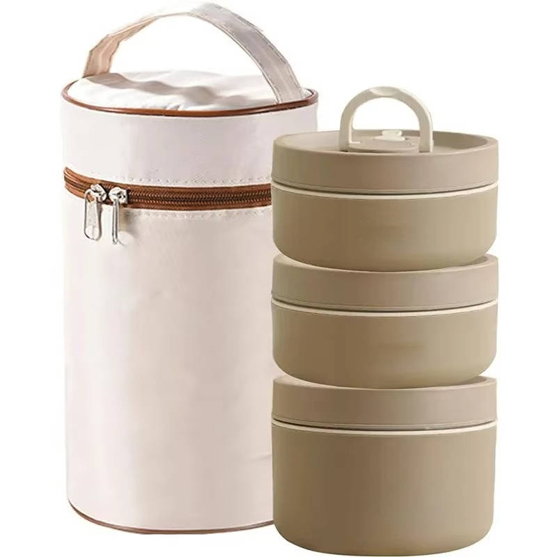 Insulated Lunch Box, 3 Sealed Lunch Containers for Work and School – image 5