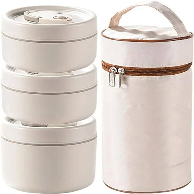 Insulated Lunch Box, Stackable Bento Box with Insulated Lunch Bag – image 4