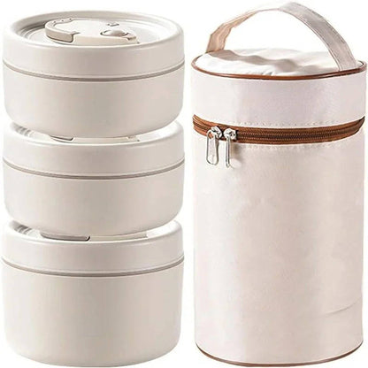 Insulated Lunch Box, Stackable Bento Box with Insulated Lunch Bag – image 4