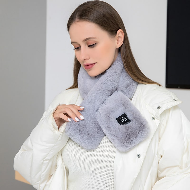 Winter Scarf, Faux Fur Scarf