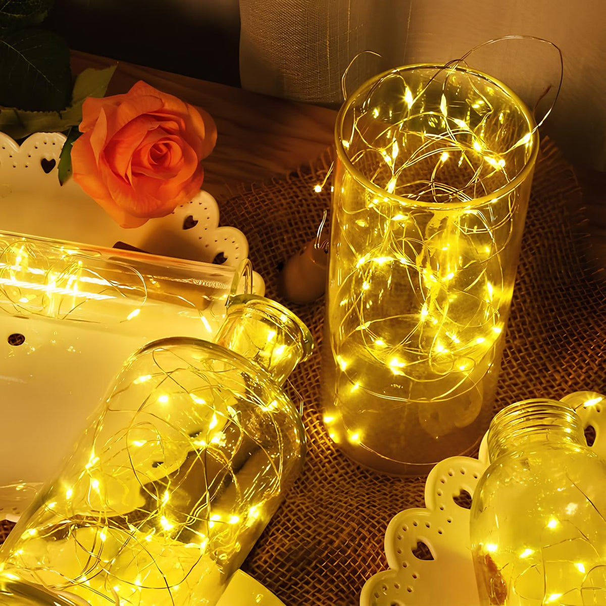 Solar Fairy Lights, Solar Lights Outdoor for Garden and Terrace – image 9