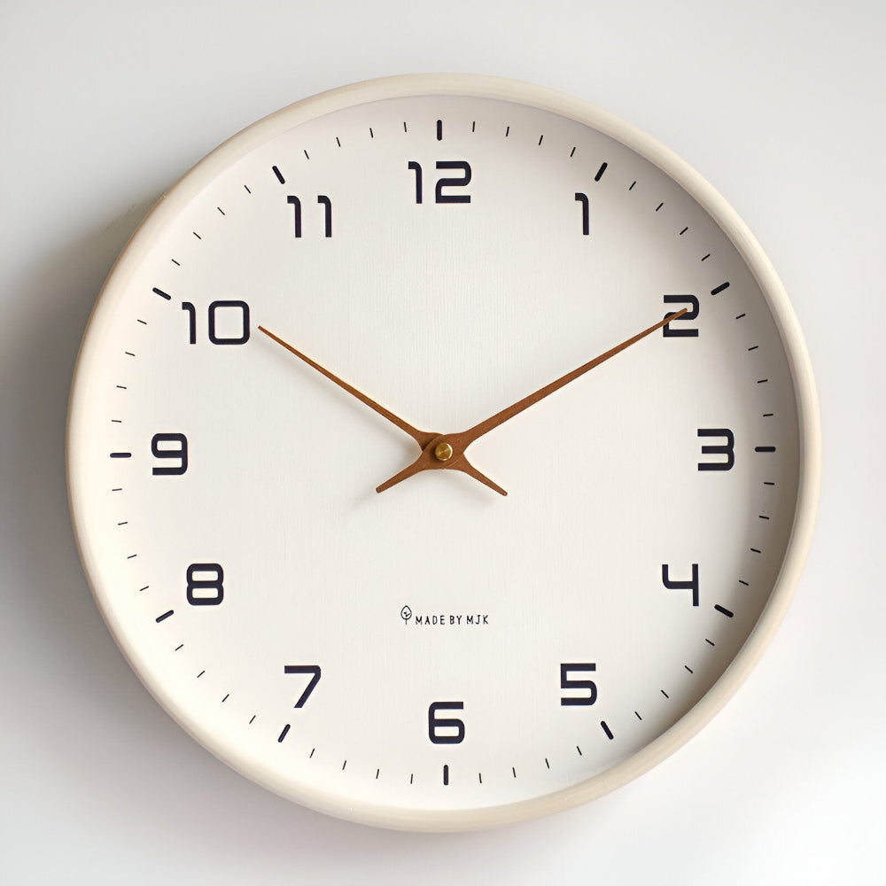 Analog Clock for Wall, Wooden Wall Clock Silent Non Ticking – image 10