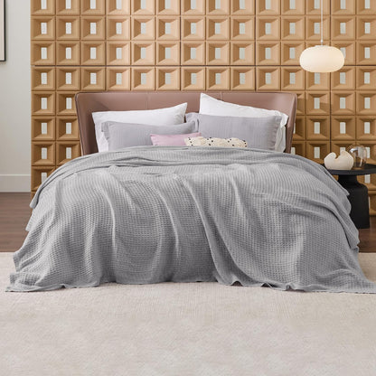 Cotton Throw Blanket, Lightweight Queen Size Blanket – image 24