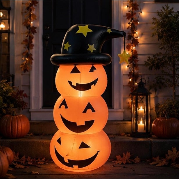 Inflatable Halloween Decorations, Pumpkin Halloween Decor Outdoor – image 12